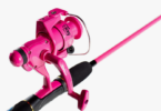 pink fishing pole