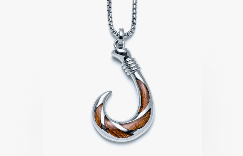 fish hook necklace
