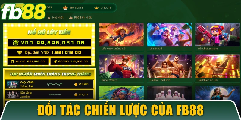 FB88 11 Đối tác kết nối đảm bảo chất lượng hoàn hảo