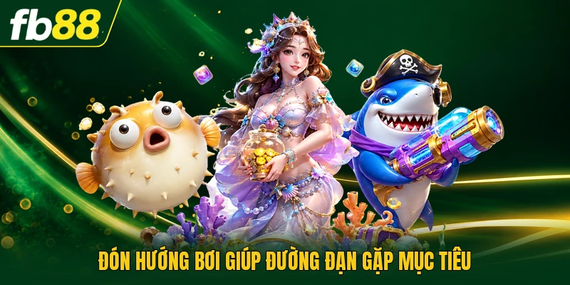 Đón hướng bơi giúp đường đạn gặp mục tiêu